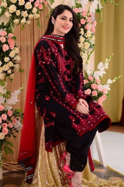 3PC Embroidered IR0020