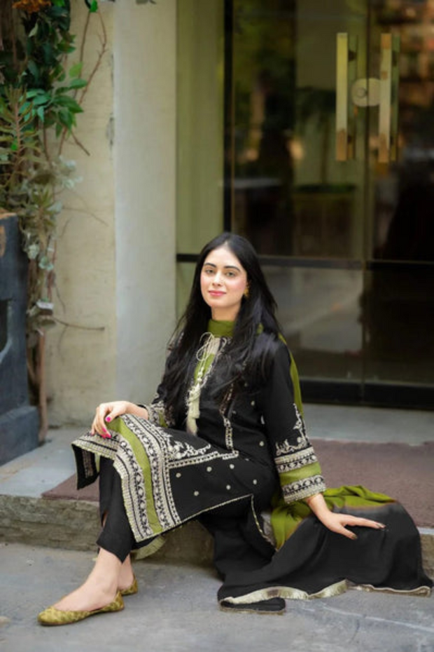 3PC Embroidered IR0016